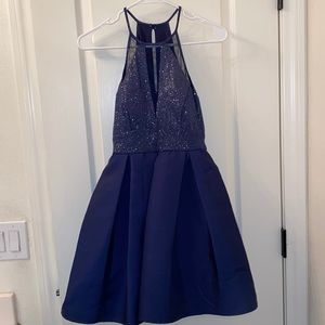 baby blue cocktail dress - size S (Teeze Me)